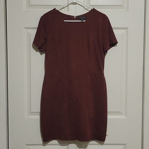 41 Hawthorn Bowie Faux Suede Dress Petite